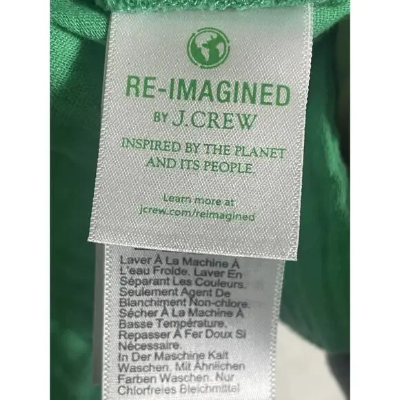 J Crew Women’s Short-Sleeve Gauze Popover Dress Sz LP Beach Resort Cruise Vacay - Picture 12 of 13